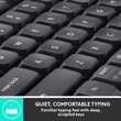 Logitech - Logitech MK850 - Ασύρματο Σετ Πληκτρολόγιο & Ποντίκι USB - Αγγλικό US - Μαύρο