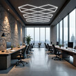 VenCore - LumenWeave - Διακοσμητικό LED Φωτιστικό Πάνελ Οροφής Πολυγωνικού Σχεδιασμού με Εσωτερικά Μοτίβα - 602W 110-240V - Μ482.8 x Π279.6 x Υ2.5cm - Ψυχρό Λευκό 6500K