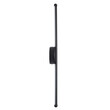 VenCore - Linear Duo Lume Round Base - Μοντέρνο Επιτοίχιο Δίφωτο LED 9W Μαύρο Αλουμίνιο με Ρυθμιζόμενο CCT Λευκό - Ημέρας - Θερμό - Χειρισμός CCT μέσω Διακόπτη On-Off