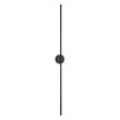 VenCore - Linear Lume Duo Lume Round Base – Μοντέρνο Επιτοίχιο Δίφωτο LED 18W Μαύρο Αλουμίνιο με Ρυθμιζόμενο CCT Λευκό - Ημέρας - Θερμό - Χειρισμός CCT μέσω Διακόπτη On-Off