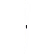 VenCore - Linear Lume Duo Lume Round Base – Μοντέρνο Επιτοίχιο Δίφωτο LED 18W Μαύρο Αλουμίνιο με Ρυθμιζόμενο CCT Λευκό - Ημέρας - Θερμό - Χειρισμός CCT μέσω Διακόπτη On-Off