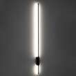 VenCore - Linear Duo Lume Wide Base – Μοντέρνο Επιτοίχιο Δίφωτο LED 18W Μαύρο Αλουμίνιο με Ρυθμιζόμενο CCT Λευκό - Ημέρας - Θερμό - Χειρισμός CCT μέσω Διακόπτη On-Off