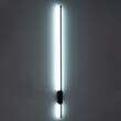VenCore - Linear Duo Lume Wide Base – Μοντέρνο Επιτοίχιο Δίφωτο LED 18W Μαύρο Αλουμίνιο με Ρυθμιζόμενο CCT Λευκό - Ημέρας - Θερμό - Χειρισμός CCT μέσω Διακόπτη On-Off