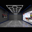 VenCore - LineaForm - Διακοσμητικό LED Φωτιστικό Πάνελ Οροφής Πολυγωνικού Σχεδιασμού με Εσωτερικά Μοτίβα - 552W 110-240V - Μ484.0 x Π243.3 x Υ2cm - Ψυχρό Λευκό 6500K