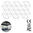 VenCore - HexaLine - Διακοσμητικό LED Φωτιστικό Πάνελ Οροφής Πολυγωνικού Σχεδιασμού με Εσωτερικά Μοτίβα - 224W 110-240V - Μ482.8 x Π279.6 x Υ2.5cm - Ψυχρό Λευκό 6500K