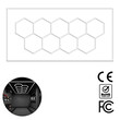 VenCore - LightMatrix - Διακοσμητικό LED Φωτιστικό Πάνελ Οροφής Πολυγωνικού Σχεδιασμού με Εσωτερικά Μοτίβα - 886W 110-240V - Μ471.4 x Π236.1 x Υ8cm - Ψυχρό Λευκό 6500K