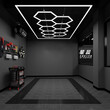 VenCore - LightMatrix - Διακοσμητικό LED Φωτιστικό Πάνελ Οροφής Πολυγωνικού Σχεδιασμού με Εσωτερικά Μοτίβα - 886W 110-240V - Μ471.4 x Π236.1 x Υ8cm - Ψυχρό Λευκό 6500K