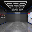 VenCore - ZenithTrace - Διακοσμητικό LED Φωτιστικό Πάνελ Οροφής Πολυγωνικού Σχεδιασμού με Εσωτερικά Μοτίβα - 552W 110-240V - Μ484.0 x Π243.3 x Υ2cm - Ψυχρό Λευκό 6500K