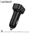 LAMTECH HIGH POWER 3-PORT CAR CHARGER 60W BLACK
