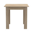 Τραπεζαρία Manka I-Bella pakoworld σετ 3τεμ σε sonoma απόχρωση 80x80x77εκ