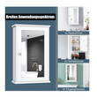 Καθρέπτης Μπάνιου με Ντουλάπι 34 x 15 x 53 cm Costway BA8033WH