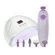Σετ Φουρνάκι Νυχιών με 12 Λάμπες UV LED 12 W και Τροχός με 5 Κεφαλές Verk Group 5907451346044