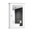 Καθρέπτης Μπάνιου με Ντουλάπι 34 x 15 x 53 cm Costway BA8033WH