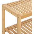 5Five Simply Smart  Πάγκος Παπουτσοθήκη με Ράφι 70x26 x50 εκ. από Μπαμπού  203103