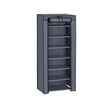 SONGMICS Υφασμάτινη Παπουτσοθήκη 7 Επιπέδων 46 x 28 x 126 cm Γκρι, URXJ36G 