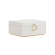 SONGMICS Κοσμηματοθήκη με Λαβή 20.5 x 24 x 11 cm Λευκό JBC165W01