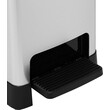 5Five Simply Smart  Πλαστικός Κάδος Απορριμμάτων με Πεντάλ 40L Slim, Γκρι  206737