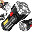 Επαναφορτιζόμενος Φακός Προβολέας LED με USB 5907451353561 VERK GROUP