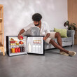 CECOTEC  Μίνι Ψυγείο GrandCooler 20000 L SilentCompress Inox E, Μαύρο, 46 Λίτρα, 48,7x48 εκ., Αναστρέψιμη Πόρτα, Ενεργειακή Κλάση E  CEC-03617