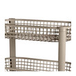 Καρότσι Κουζίνας 3 Επιπέδων 59 x 46,5 x 26 cm Γκρι Ανοιχτό Urban Living 51064