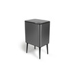 Κάδος Απορριμμάτων Push Bin 36L 48 x 38 x 54,5 cm - Μεταλλικό Γκρι 8720604888034 Umuzi Cleaning