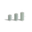 Σετ LED κεριών 3 τεμαχίων Ανοιχτό Γκρι 8720604887952  Lifa-Living