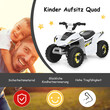 Costway  Ηλεκτρικό Παιδικό Quad με Επαναφορτιζόμενη Μπαταρία και Άνετο Κάθισμα για Αξέχαστες Παιδικές Αναμνήσεις TY327787DE-WH