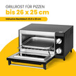 Ηλεκτρικό Φουρνάκι Πίτσας 12lt 1000W Μαύρο MPO3520 Clatronic