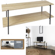 Έπιπλο Τηλεόρασης από Ξύλο & Μέταλλο 115 x 45 x 35 cm HD0183 Home Deco Factory
