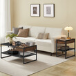 Βοηθητικό Τραπεζάκι 55x35x55cm Μαύρο LET820B43 VASAGLE