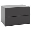 Costway Επιτοίχιο Κομοδίνο 42 x 30 x 28 cm με 2 Συρτάρια για Στερεούς Τοιχοποιίες HU10886GR
