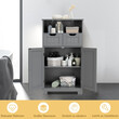Ντουλάπι Δαπέδου με 2 Συρτάρια & Ράφια  60 x 30 x 109 cm Γκρι JV12221GR Costway