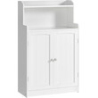 VASAGLE Ντουλάπι Μπάνιου 60x30x110cm με Ρυθμιζόμενα Ράφια και Ασφαλή Στήριξη BBC770W01