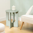 Atmosphera Τραπεζάκι Σαλονιού Bloom – Ø40 εκ., Patina Green 206046D
