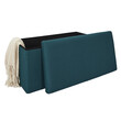 Home Deco Factory Πτυσσόμενο Μπλε Κουτί Αποθήκευσης ATOME 76 x 38 x 38 HD0467