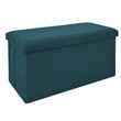 Home Deco Factory Πτυσσόμενο Μπλε Κουτί Αποθήκευσης ATOME 76 x 38 x 38 HD0467
