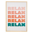 Atmosphera Πίνακας Poster Frame Relax DARIUS 50x70 εκ. – Συλλογή Modern Flow 206434B