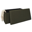 Home Deco Factory Πτυσσόμενος Αποθηκευτικός Κύβος ATOME Kaki 77 x 38 x 38 HD0470