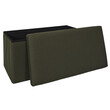 Home Deco Factory Πτυσσόμενος Αποθηκευτικός Κύβος ATOME Kaki 77 x 38 x 38 HD0470
