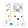 Ξύλινη Παιδική Ραφιέρα 93 x 30 x 100 cm Songmics GKR42WT