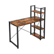 Μεταλλικό Γραφείο με 4 Ράφια 120 x 60 x 120 cm VASAGLE LWD48X