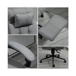 Καρέκλα Γραφείου με Υποπόδιο 66 x 70 x 116-124 cm Vinsetto 921-282GY