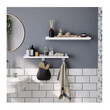 Σετ Επιτοίχια Ξύλινα Ράφια 60 x 10 x 5 cm 2 τμχ Songmics LWS60WT