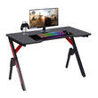 Μεταλλικό Γραφείο Gaming με Ξύλινη Επιφάνεια 120 x 60 x 73 cm Bakaji 8055205795376