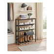 Μεταλλική Παπουτσοθήκη με 5 Ράφια 75 x 28 x 93 cm VASAGLE LBS038B01