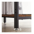 Μεταλλικό Γραφείο με 2 Ράφια 140 x 60 x 75 cm VASAGLE LWD55X