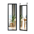 Ολόσωμος Ξύλινος Καθρέπτης Τοίχου 120 x 37 cm Costway HW66332BK