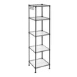 Μεταλλική Ραφιέρα με 5 Ράφια 30 x 30 x 123.5 cm Songmics LGR23BK