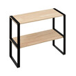 Μεταλλική Ραφιέρα με 2 Ξύλινα Ράφια 40 x 17.5 x 35 cm 5Five Simply Smart 189865
