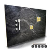 Μαγνητικός Πίνακας Ανακοινώσεων Marble Print 60 x 40 x 2 cm Bakaji 02839868